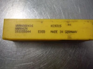 Insertos de carburo Kennametal QTY10 WNMA 08 04 16 KC9315 (LOC1237B) - Imagen 1 de 4