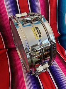 Yamaha Stage Custom Chrom Stahl 14"" x 6,25"" Snare Drum Vintage - Bild 1 von 8