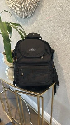 Mochila acolchoada Clik Camera preta cinto de caminhada resistente - Imagem 1 de 4