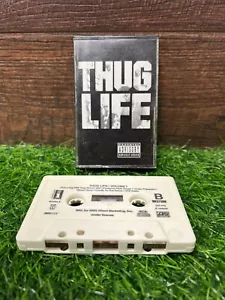 *Rare* White Tape 2PAC "THUG LIFE VOLUME 1" HIPHOP CASSETTE ALBUM 1994 - Picture 1 of 6