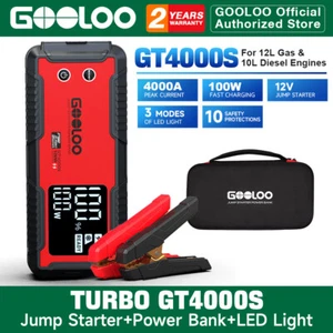 🔋Jump Starter Power Bank Pack Emergency 4000A Battery Charger Booster Portable - Picture 1 of 24