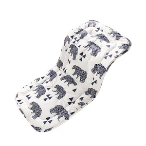 Cushion Pad Pushchair Baby Stroller Seat Liner Universal Fit (Bear Design) - Picture 1 of 8