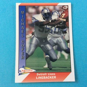 1991 Pacific #135 Michael Cofer Detroit Lions - Picture 1 of 2