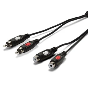 Vivanco Cinch-Verlängerung 10m Buchse auf Stecker RCA Audio HiFi Chinch Kabel - Bild 1 von 2