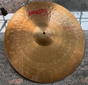 Paiste 3000 Vintage Power Ride Cymbal 20" USED No cracks - Picture 1 of 3
