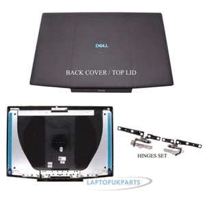 Compatible For Dell G3 15 3590 LCD Back Cover 0747KP Lid Top Blue Logo Hinges - Afbeelding 1 van 5