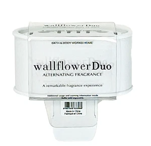 Neu weiß DUFTSCHALTER Wallflower DUO Lichtstecker Bath & Body Works Soft-Touch - Bild 1 von 8