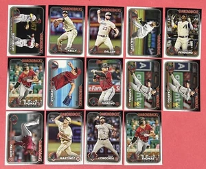 2024 Topps Serie 1 Arizona Diamondbacks Baseball 14 Karten Lot 3 RC 1 FS NM+ - Bild 1 von 2