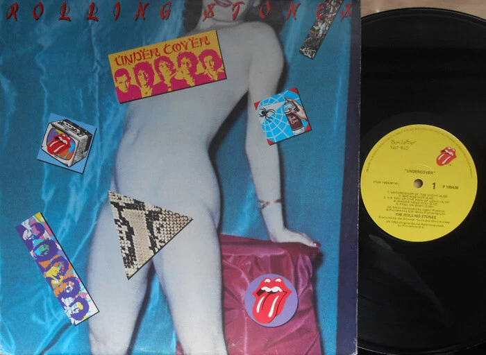 Rolling Stones ORIG OZ LP Under cover VG+ '88 P165436 Blues rock Keith Richards - Image 1 of 1