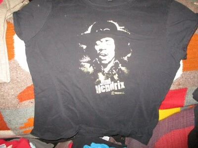 Soft Black 2005 JIMI HENDRIX Photo T Shirt Women's Medium By Zion International - Image 1 of 2