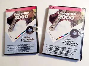 iProof PowerRIP 2000 PRO QUALITY Epson INK JET PROOFS MAC/PC SOFTWARE - Picture 1 of 6
