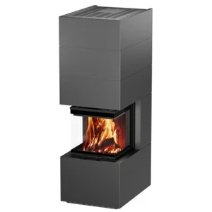 H&M Kaminofen titan 11Kw Ready Uh 500/500 style Kamin Brenneinsatz Holzkamin - Bild 1 von 7