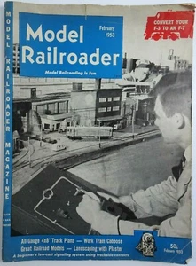 Model Railroader Magazine Railroad Models Landscaping Convert F3 to F7 Feb 1953 - Picture 1 of 10