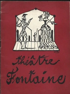 Programma "L'Amour des 4 Colonels" Theatre Fontaine - Peter Ustinov 1960 - Picture 1 of 3
