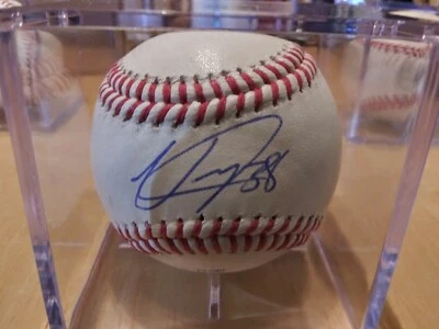 Béisbol Ubaldo Jiménez #38 autografiado MLB en estuche con certificado de autenticidad Colorado Rockies Foto 1 de 3