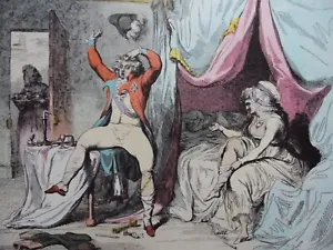 James Gillray The Morning after Marriage  Prince of Wales LE Reproduction Print - Picture 1 of 5