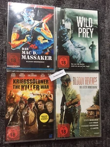 DAS MAC D. MASSAKER + WILD PREY + KRIEGSSÖLDNER + BLOODY REVENGE - DVD - 4 Discs - Bild 1 von 1
