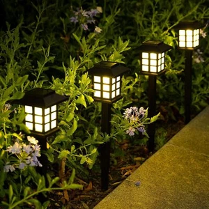 12 Pack Solar LED Landscape Lights Outdoor Garden Pathway Lighting Waterproof  - Picture 1 of 21