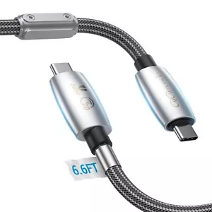 20Gbps USB 3.2 Gen 2x2 Cable 6.6ft, Thunderbolt 3 Compatible, 240W Fast Charging - Picture 1 of 8