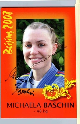 Original Autogramm Michaela Baschin Judo /// Autograph signiert signed signee Ba - Bild 1 von 2