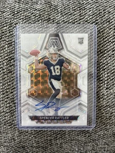 2024 Panini Mosaic Spencer Rattler White Rookie Auto #393 - Picture 1 of 2