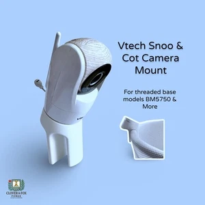 VTech Snoo & Cot Mount: Non-Threaded Baby Monitor Clip - Aussie Made - Picture 1 of 7