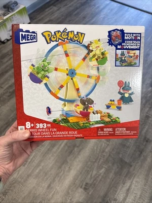Mega Pokemon Ferris Wheel Fun Building Set NEW - Image 1 of 4