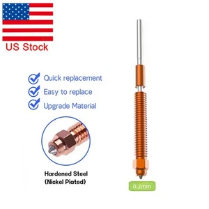 Ugello 0,2 mm ugello swap rapido per stampante 3D Creality K2 Plus pezzi di ricambio - Foto 1 di 7