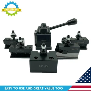 6Pcs OXA 250-000 Wedge Type Quick Change Tool Post Holder For Lathe Up to 8" - Picture 1 of 10