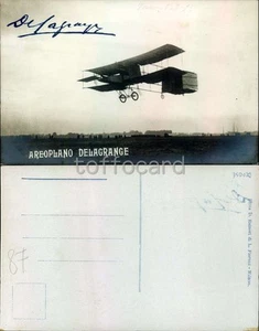 AVIAZIONE CIVILE PIONIERI-AEROPLANO DELAGRANGE-FOTOGRAFICA MILANO-C95-34 - Picture 1 of 1