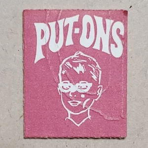 1973 PUT-ONS Stick-on Disguise Boy W/ Glasses VINTAGE CRACKER JACK PRIZES Z-1367 - Picture 1 of 2