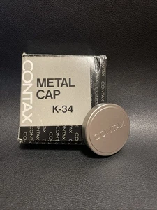 Tapa de metal plateado push on Contax K-34 38 mm para parasoles de cámara TV y TVS II - Imagen 1 de 1