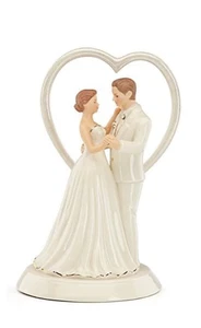 Neu im Karton Lenox Herz Hochzeitstorte Topper 853933 NEU - Bild 1 von 3
