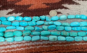 15.5" free form turquoise color Howlite beads/10mm - 20mm(t105a-w2) - Picture 1 of 1