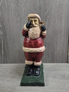 Vintage Old Glory Collection 1999 First Edition Carved Santa #744901 Garth Knigh - Bild 1 von 7