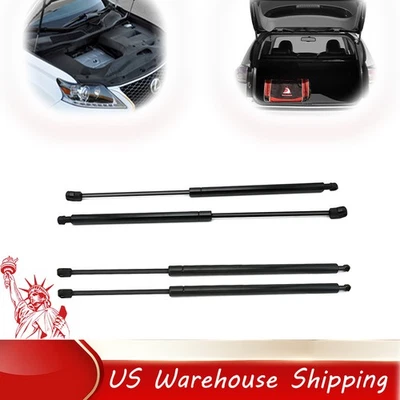 Juego de 4 varillas de hélice puntales de gas soporte maletero capó Lexus RX350 2010-15  Foto 1 de 4