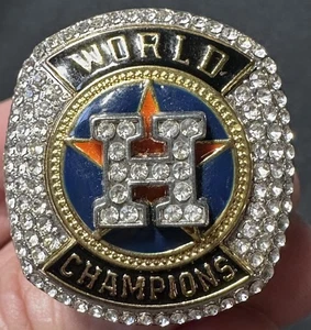 Anillo réplica Serie Mundial de los Astros de Houston SGA 2017 2018 SORTEO OFICIAL DE FANS - Imagen 1 de 10