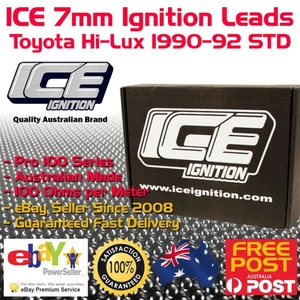 ICE 7mm Ignition Spark Plug Leads Toyota Hi-Lux 4 Runner 3.0L V6 3VZ-E 1990-92 - Picture 1 of 1