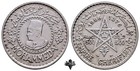 MAROKKO 500 francs 1956 SILVER Silbermünze Mohammed V Morocco