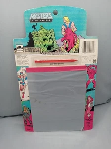 Ahorrador de papel Masters of the Universe MAGIC SLATE HE-MAN MOTU DE COLECCIÓN 1983 manchado - Imagen 1 de 10
