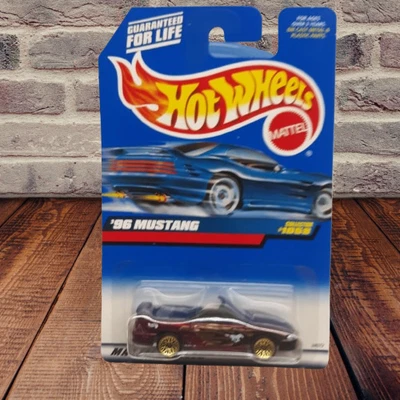 Hot Wheels escala 1:64 '96 Mustang Diecast Car Collector #1058 Foto 1 de 3