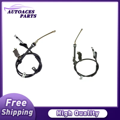 For Honda Civic 1.6L 1993-2000 Rear Parking Brake Cable 2x - Image 1 of 4