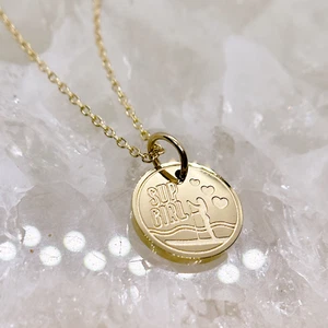 Stand Up Paddleboard Necklace - SUP Pendant - Paddleboard Gift for Her - Picture 1 of 11