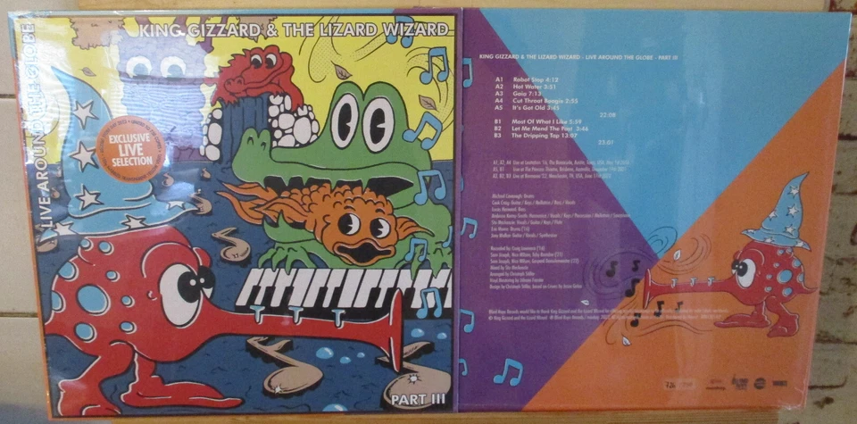 King Gizzard & The Lizard Wizard – Live Around The Globe - Part III, RSD 2023 - Bild 1 von 1