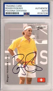 2003 NETPRO ELITE EVENT ROGER FEDERER SIGNED ROOKIE PSA DNA COA AUTOGRAPH RC HOF - Picture 1 of 2