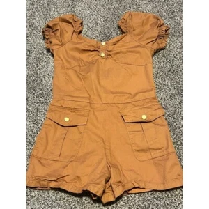 Janie and Jack size 12 romper jumper shorts girls - Picture 1 of 3