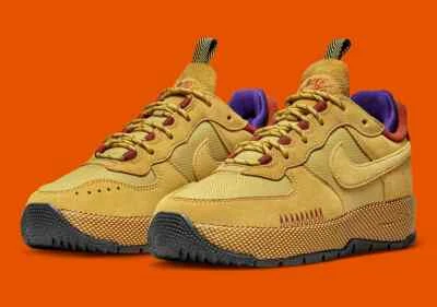 Air Force 1 Wild Women’s Multi Size Wheat Gold/Wheat Gold FB2348 700 Fast Ship - Image 1 of 4