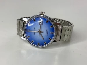 Helbros Invincible 21 Jewels Manual Wind Men's Watch w/ Snap-O-Mat bracelet - Picture 1 of 14