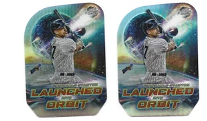 Giancarlo Stanton 2023 cromo cósmico - lanzado en órbita #LIO-15 X2 - Yankees - Imagen 1 de 2