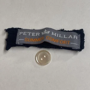 Peter Millar Replacement Button 1 Piece Pearl Summer Comfort Golf Polo Shirt - Picture 1 of 2